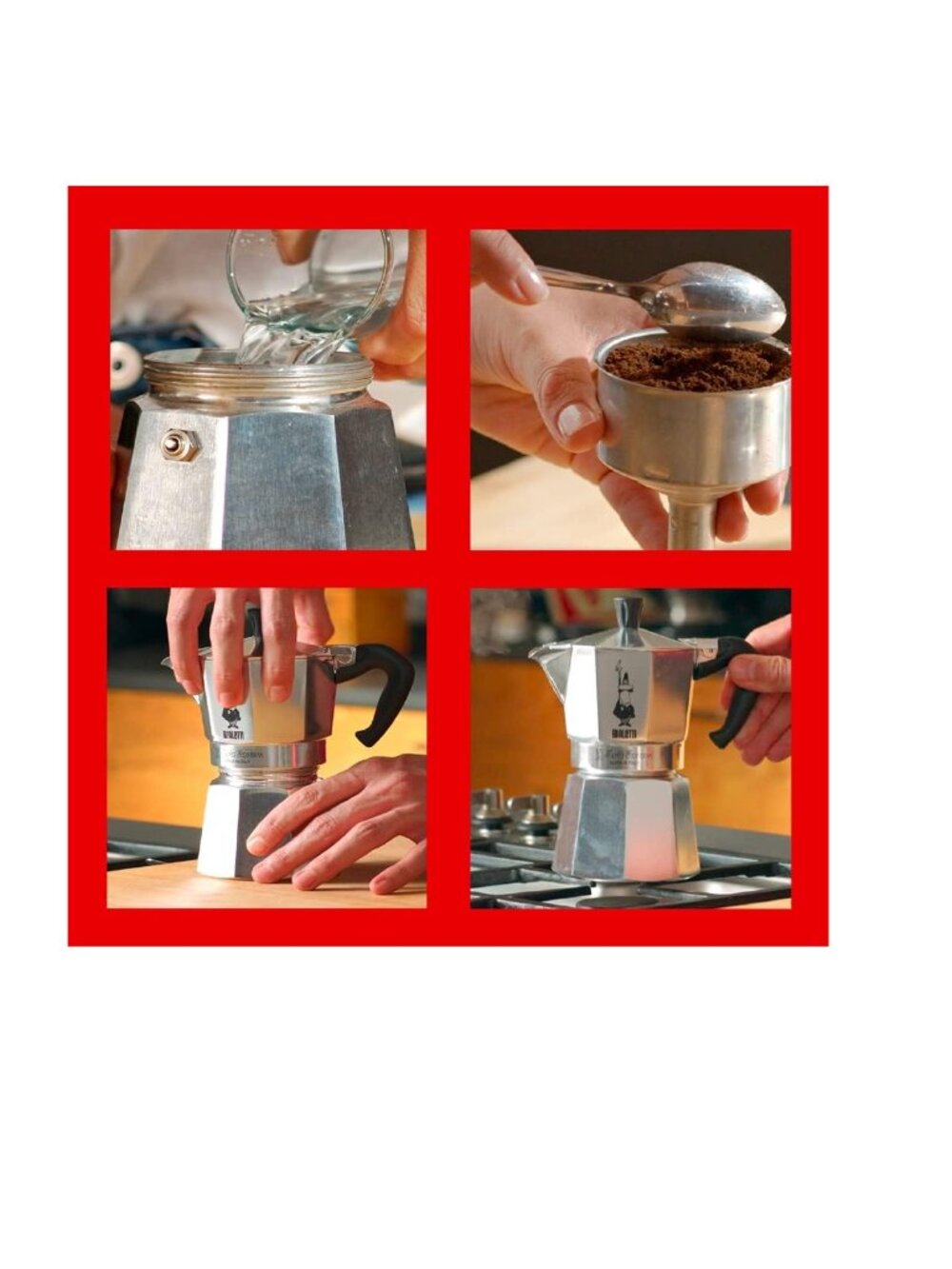 BIALETTI Moka Express Iconic Italian Stovetop Espresso Maker - 6 Cup - NEW NIB - Picture 3 of 5